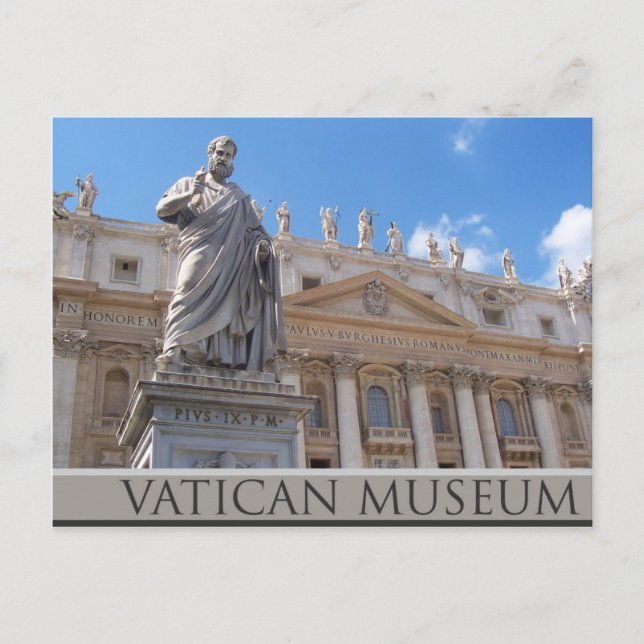 Carte Postale Le musée du Vatican (Devant)