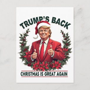 Carte Postale Le Noël de Trump est à nouveau génial Santa