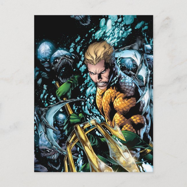 Carte Postale Le Nouveau 52 - Aquaman #1 (Devant)