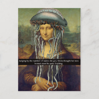 Carte Postale "Le nouveau Bonnet de Mona"