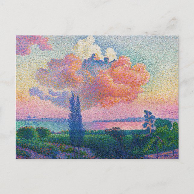 Carte Postale Le Nuage rose, peinture de Henri-Edmond Cross (Devant)