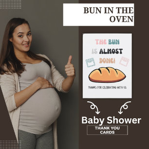 Carte Postale Le Pain Est Presque Prêt Remerciements Pour Baby S