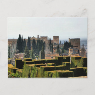 Carte Postale Le palais d'Alhambra en Espagne