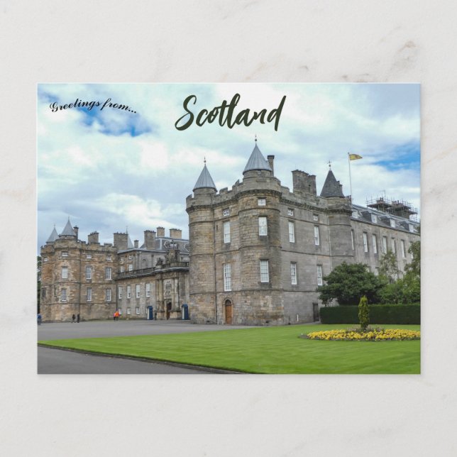Carte Postale Le Palais de Holyroodhouse Édimbourg Écosse (Devant)