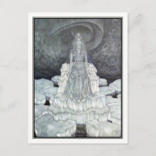 Carte Postale Le Palais de la Reine des Neiges par Edmund Dulac