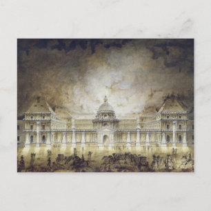 Carte Postale Le Palais du Luxembourg éclairé