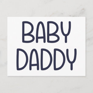 Carte Postale Le papa bébé maman bébé (c'est-à-dire père)