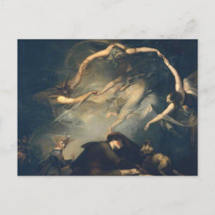 Carte Postale Le paradis du rêve berger perdu Henry Fuseli