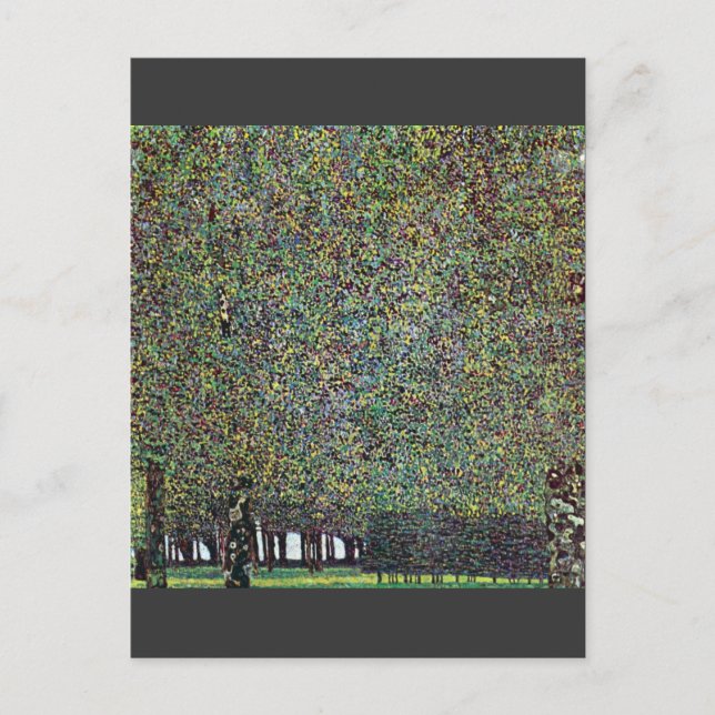 Carte Postale Le parc de Gustav Klimt (Devant)