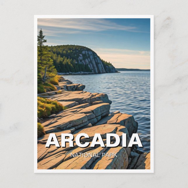 Carte Postale Le Parc national d'Arcadia (Devant)