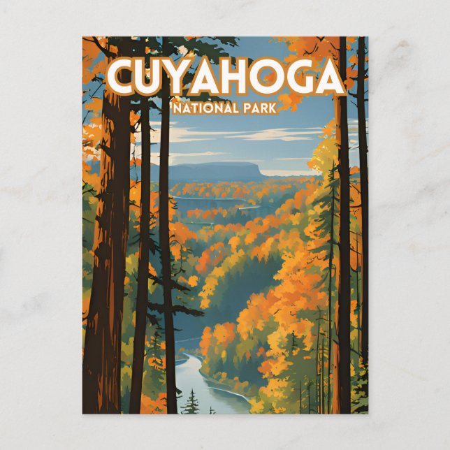 Carte Postale Le Parc national de Cuyahoga (Devant)