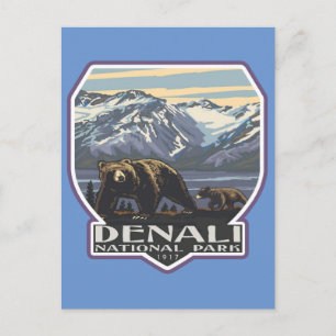 Carte Postale Le Parc national de Denali