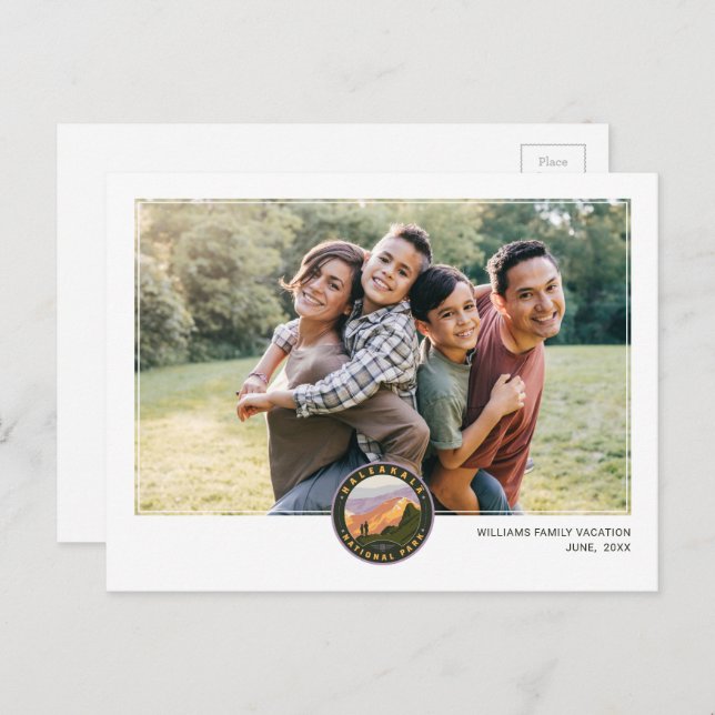 Carte Postale Le Parc national de Haleakala (Devant / Derrière)