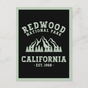 Carte Postale Le parc national de Redwood Californie
