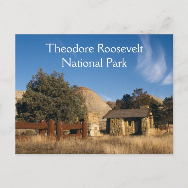 Carte Postale Le Parc national de Theodore Roosevelt (Devant)