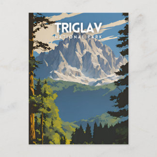 Carte Postale Le Parc national de Triglav