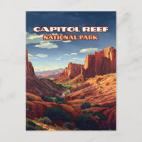 Le Parc National du Capitol Reef Utah Désert Vinta