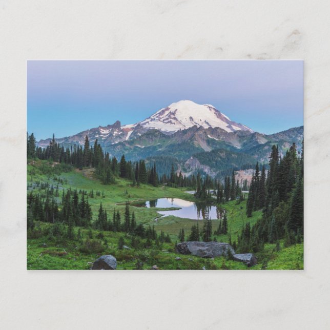 Carte Postale Le Parc national du Mont Rainier (Devant)