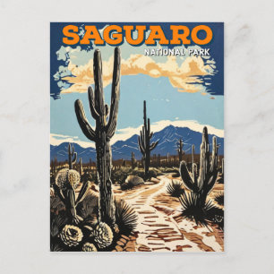 Carte Postale Le Parc national du Saguaro