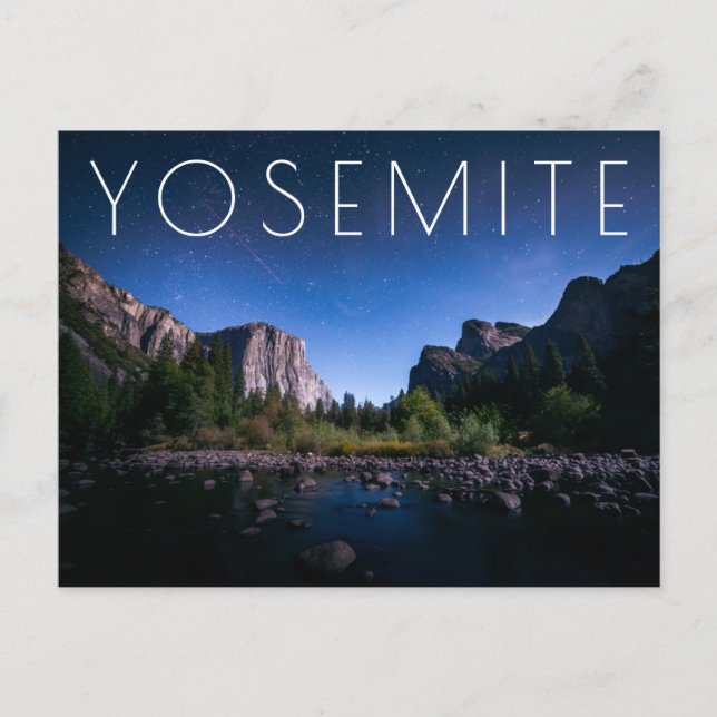 Carte Postale Le parc national laiteux de la manière | Yosemite (Devant)