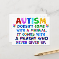 Le parent AUTISM ne se lève jamais