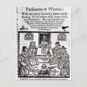 Carte Postale Le Parlement des femmes, 1656