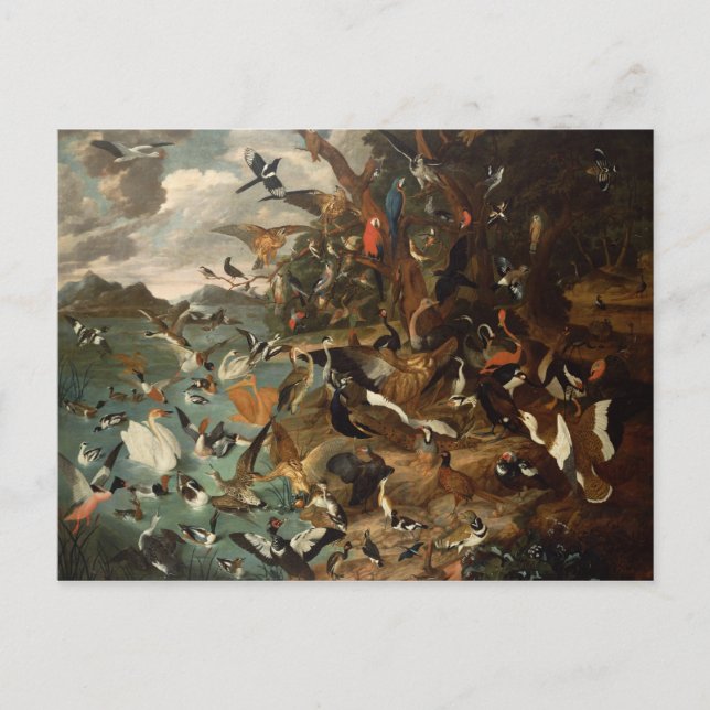 Carte Postale Le Parlement des oiseaux (Devant)
