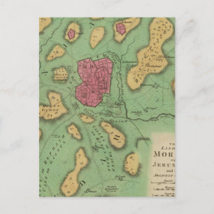 Carte Postale Le Pays De Moriah Ou Jérusalem