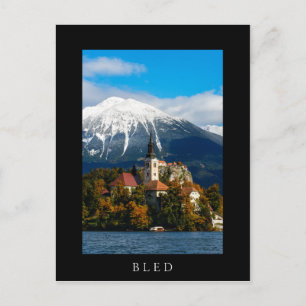 Carte Postale Le paysage du lac Léman en automne