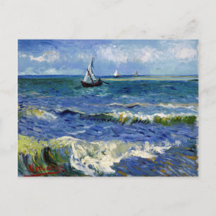Carte Postale Le paysage marin de Gogh près des Saintes-Maries-d