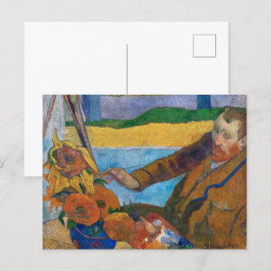 Carte Postale Le peintre des tournesols Paul Gauguin