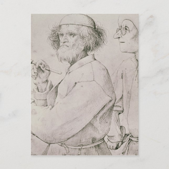 Carte Postale Le peintre et l'Art Lover (Devant)