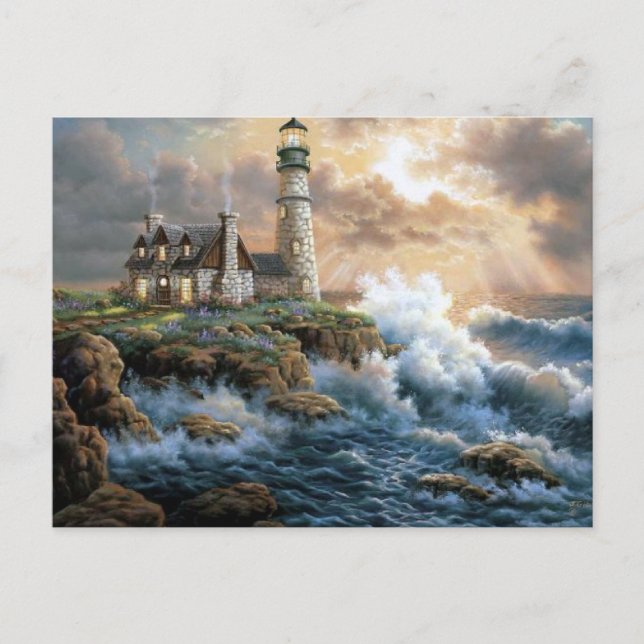 Carte Postale Le phare (Devant)