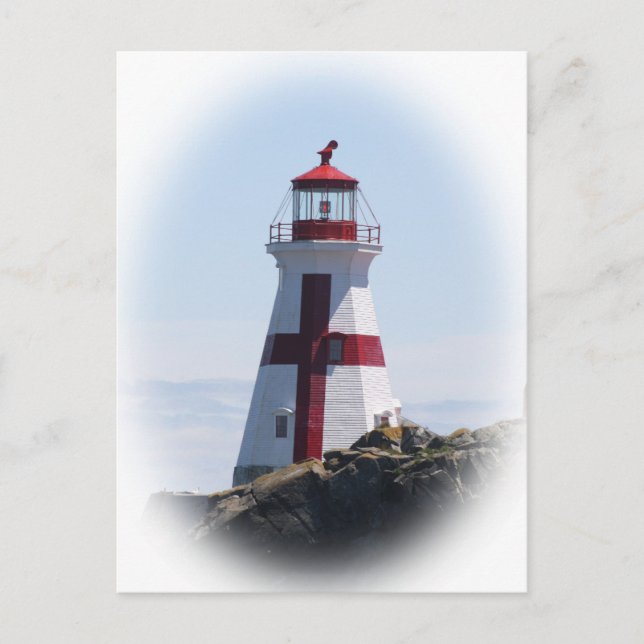 Carte Postale Le phare d'East Quoddy (Devant)