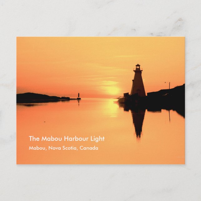 Carte Postale Le phare du port de Mabou, Mabou N.S. (Devant)