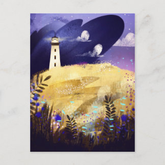 Carte Postale Le phare et le nuage