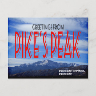 Carte Postale Le pic de Pike