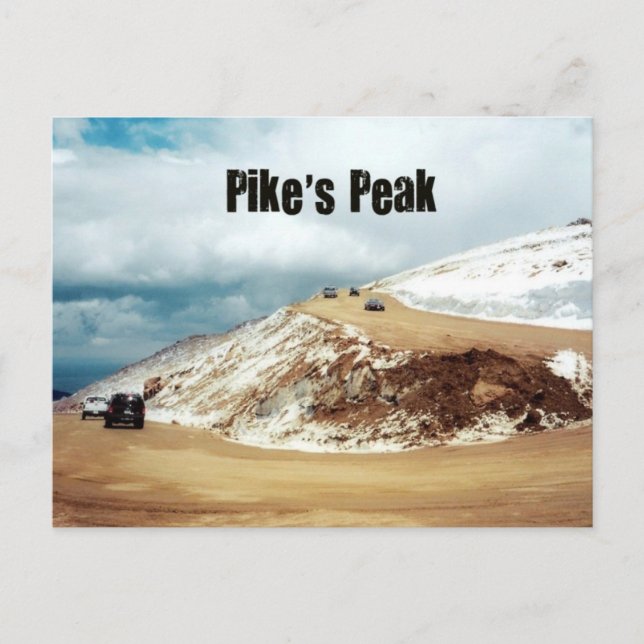 Carte Postale Le pic de Pike (Devant)