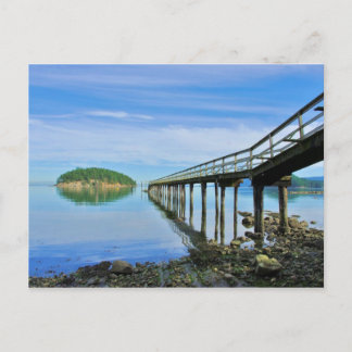 Carte Postale Le pilier à la baie de Bennett, île de Mayne,