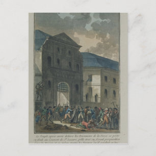 Carte Postale Le pillage du couvent Saint-Lazare