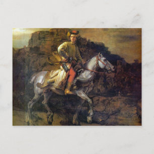 Carte Postale Le pilote polonais par Rembrandt Harmenszoon van R