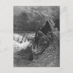 Carte Postale Le pilote tombe en panne