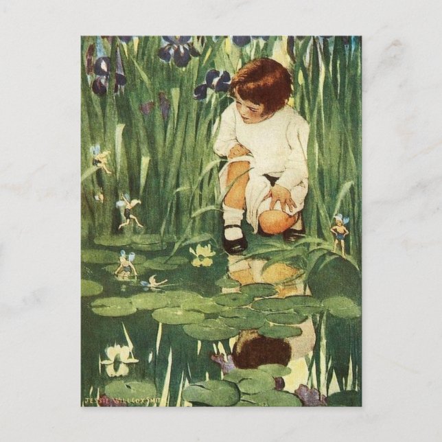 Carte Postale Le pique-nique des fées (Devant)