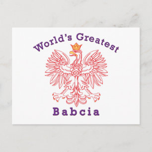 Carte Postale Le plus grand aigle de Babcia du monde
