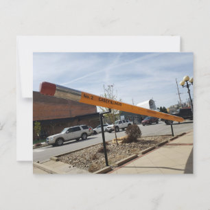 Carte Postale Le plus grand crayon du monde, Casey, Illinois