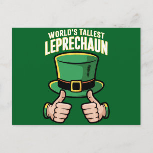 Carte Postale Le plus grand Humour irlandais du monde Leprechaun