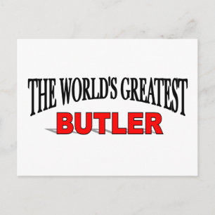 Carte Postale Le plus grand majordome du monde