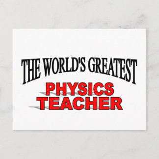 Carte Postale Le plus grand professeur de physique au monde