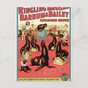 Carte Postale Le Plus Grand Spectacle Sur Terre Théâtre Rétro