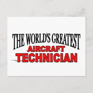Carte Postale Le plus grand technicien aéronautique au monde